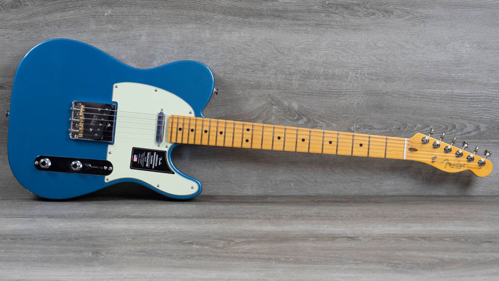 Fender American Professional Classic Telecaster, Maple Fingerboard, Faded Lake Placid