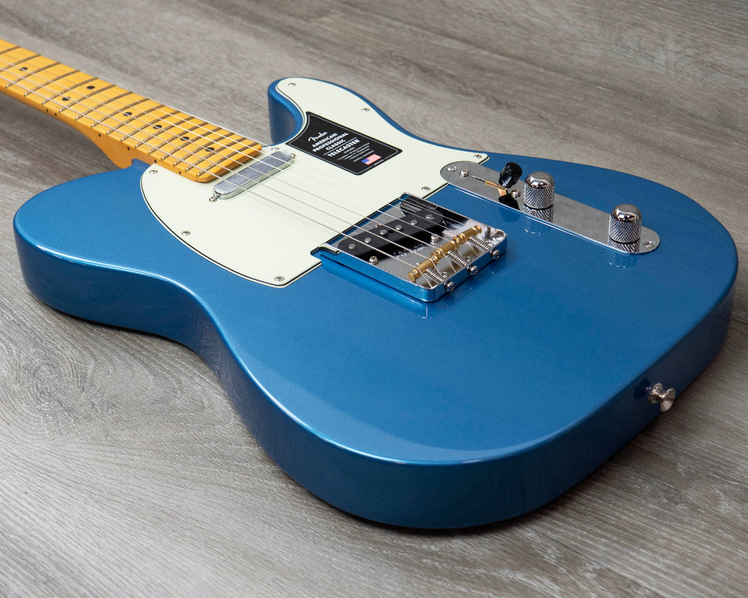 Fender American Professional Classic Telecaster, Maple Fingerboard, Faded Lake Placid