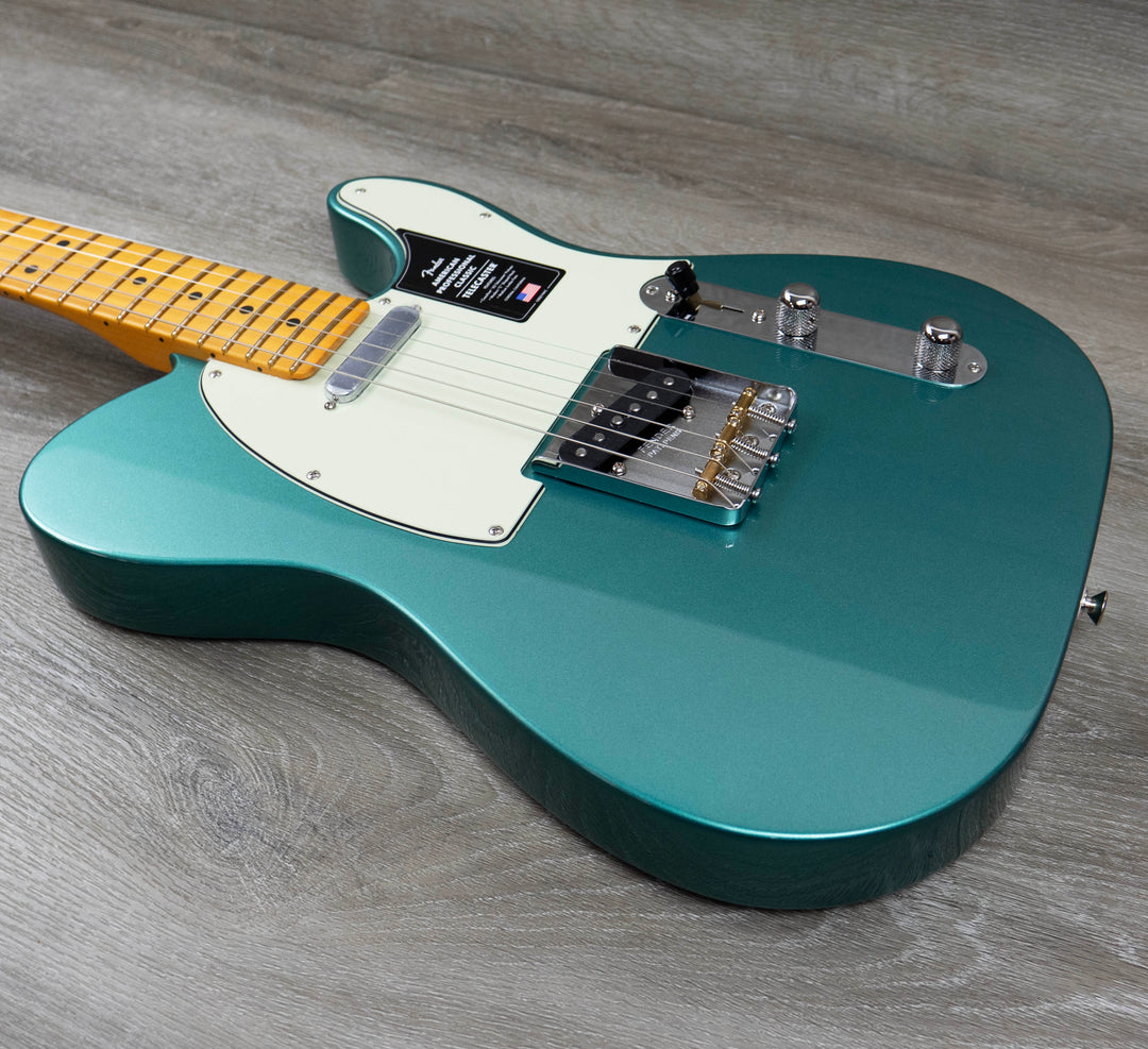 Fender American Professional Classic Telecaster, Maple Fingerboard, Faded Sherwood Green Metallic