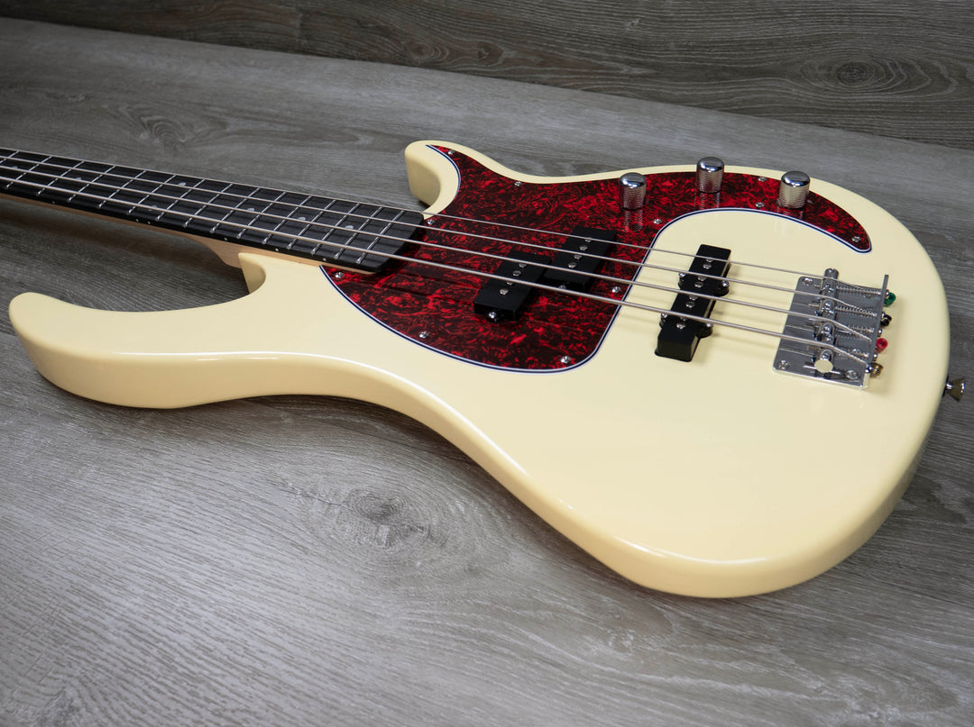 Pre-Owned Peavey Milestone Bass Guitar, Ivory