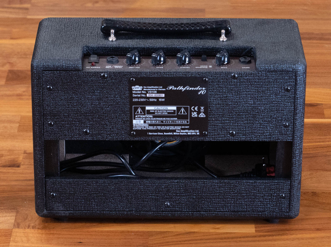 Vox Pathfinder 10W Guitar Amp Combo, 1 x 6.5" Speaker, Black