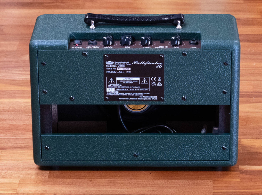 Vox Pathfinder 10W Guitar Amp Combo, 1 x 6.5" Speaker, British Racing Green