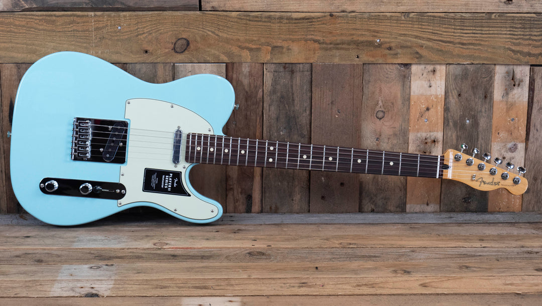 Fender 75th Anniversary Player II Telecaster, Rosewood Fingerboard. Daphne Blue