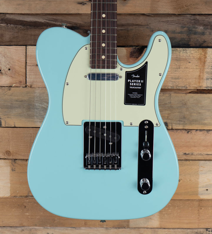 Fender 75th Anniversary Player II Telecaster, Rosewood Fingerboard. Daphne Blue
