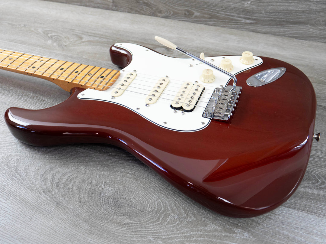 Fender Player II Stratocaster HSS, touche en érable, Transparent Mocha Burst