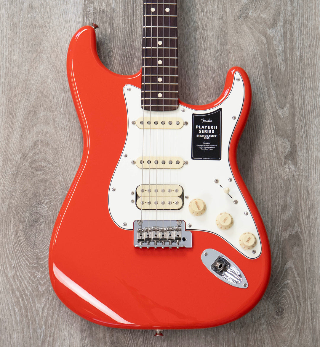 Fender Player II Stratocaster HSS, Rosewood Fingerboard, Rallye Orange