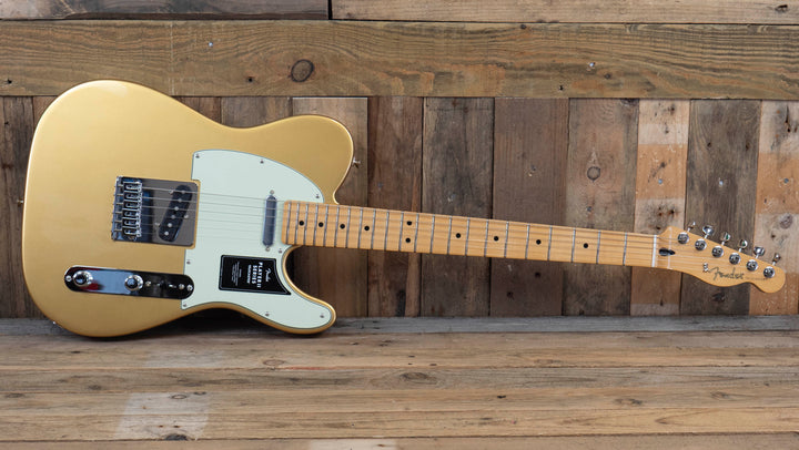 Fender 75th Anniversary Player II Telecaster, Maple Fingerboard, Aztec Gold