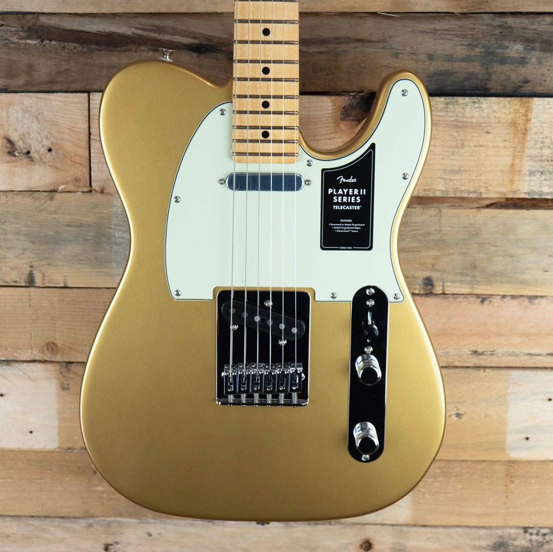 Fender 75th Anniversary Player II Telecaster, Maple Fingerboard, Aztec Gold
