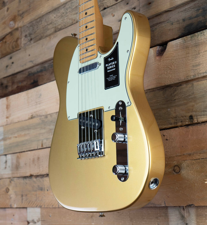 Fender 75th Anniversary Player II Telecaster, Maple Fingerboard, Aztec Gold