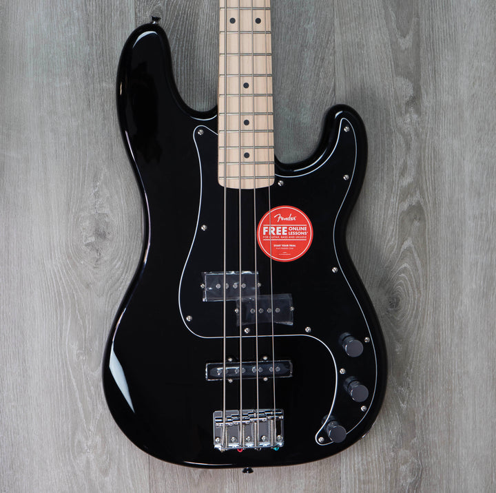 Squier Affinity Series Precision PJ Bass, Maple Fingerboard, Black