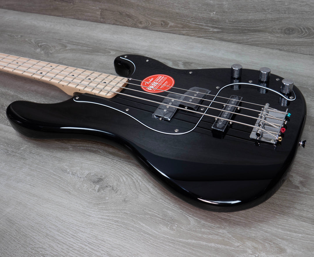 Basse Squier Affinity Series Precision PJ, touche en érable, noire