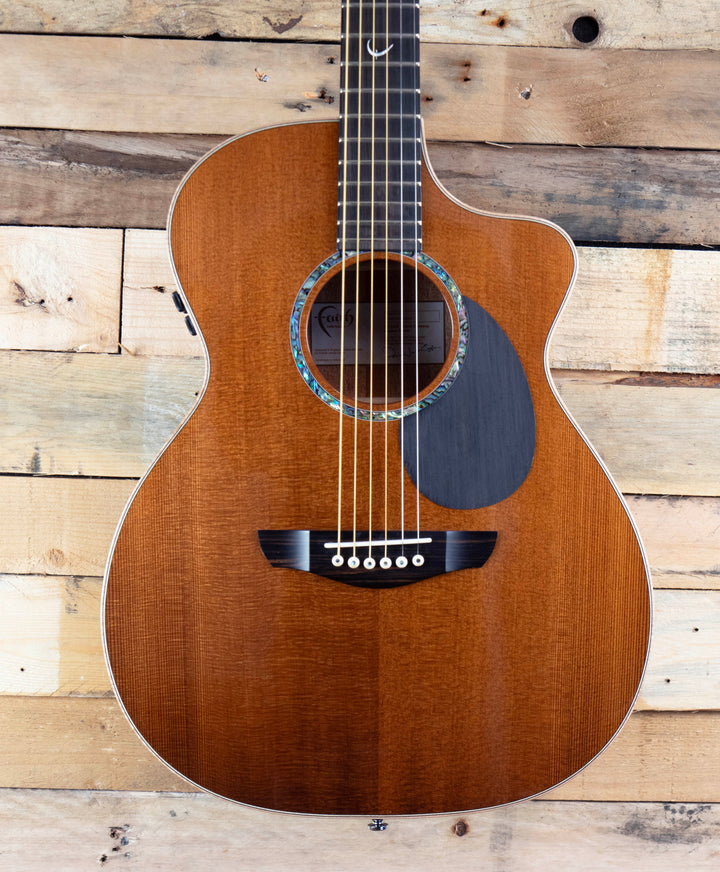 Faith PJE Legacy Earth Electro-Acoustic, All Solid, Torrefied Sitka Spruce Top, African Khaya Mahogany Back