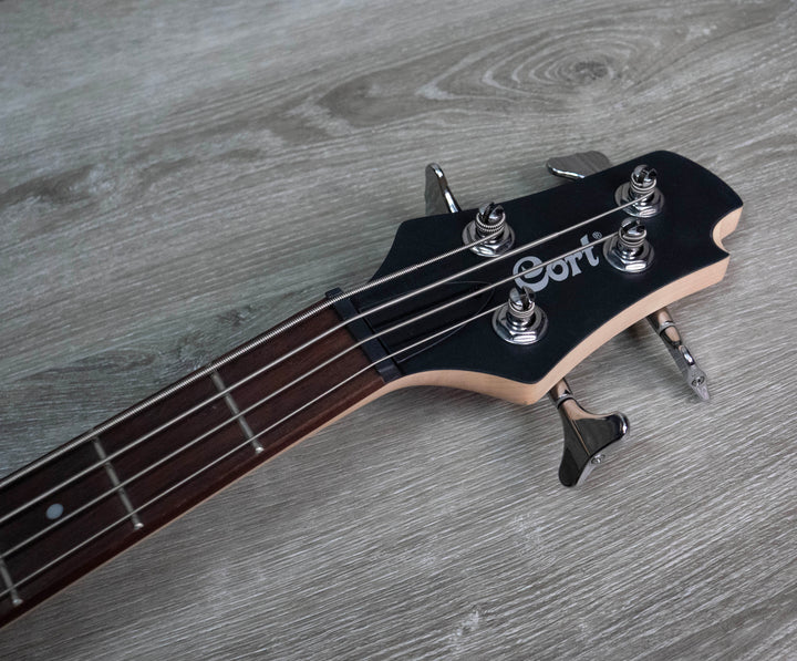 Cort Action Bass Junior, noir à pores ouverts