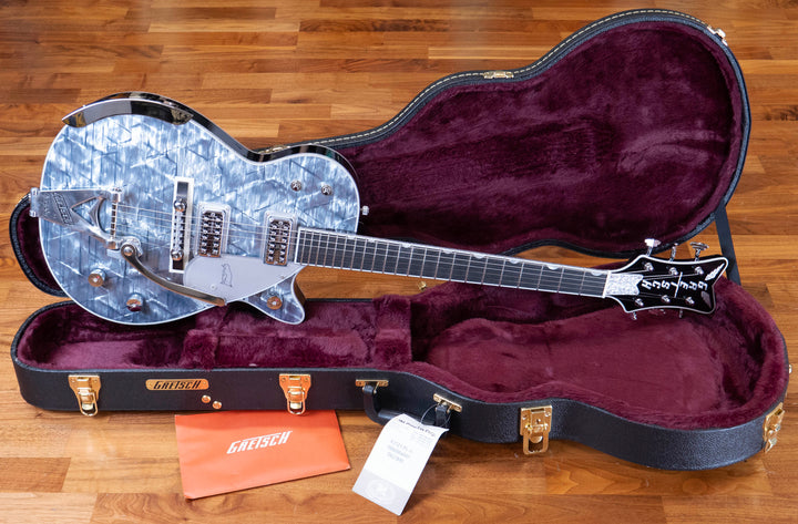 Gretsch G6134T-58 Limited Edition Penguin with String-Thru Bigsby, Ebony Fingerboard, Light Blue Pearl