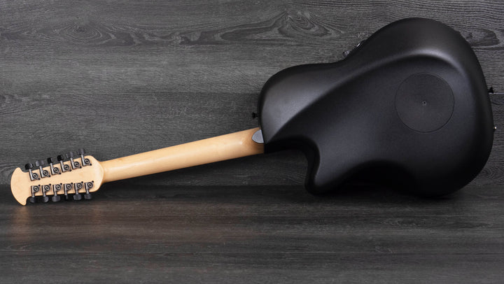 Collection Ovation 1868TX-5 Mod TX Super Shallow, Noir texturé