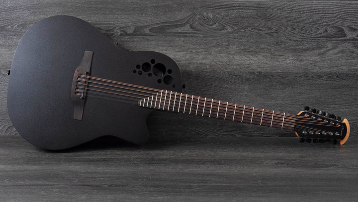 Collection Ovation 1868TX-5 Mod TX Super Shallow, Noir texturé