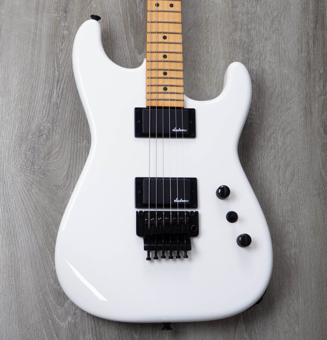 Jackson Pro Origins 1985 San Dimas SD1 HH FR, Maple Fingerboard, Snow White