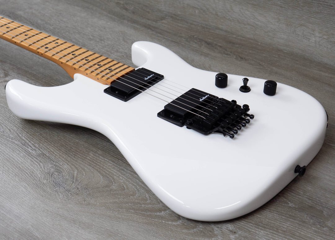 Jackson Pro Origins 1985 San Dimas SD1 HH FR, Maple Fingerboard, Snow White