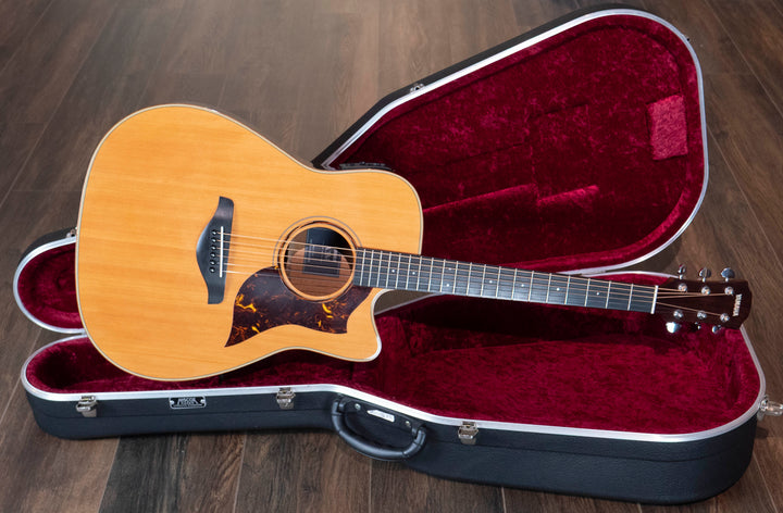 Pre-Owned Yamaha A3M ARE Electro-Acoustic Guitar, Mahogany Back &amp; Sides, Brown Sunburst