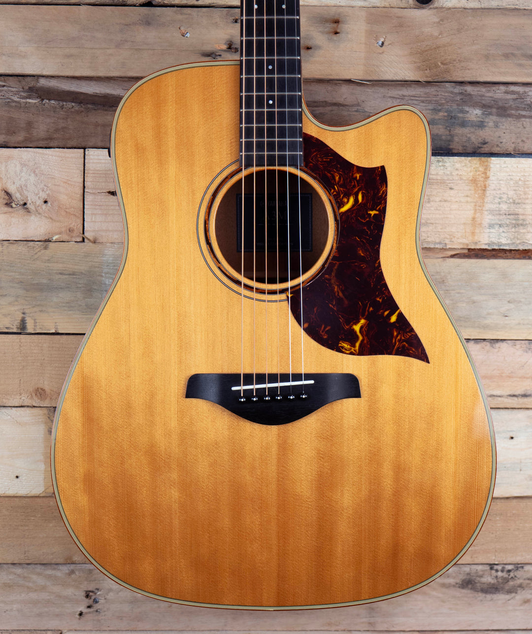 Pre-Owned Yamaha A3M ARE Electro-Acoustic Guitar, Mahogany Back &amp; Sides, Brown Sunburst