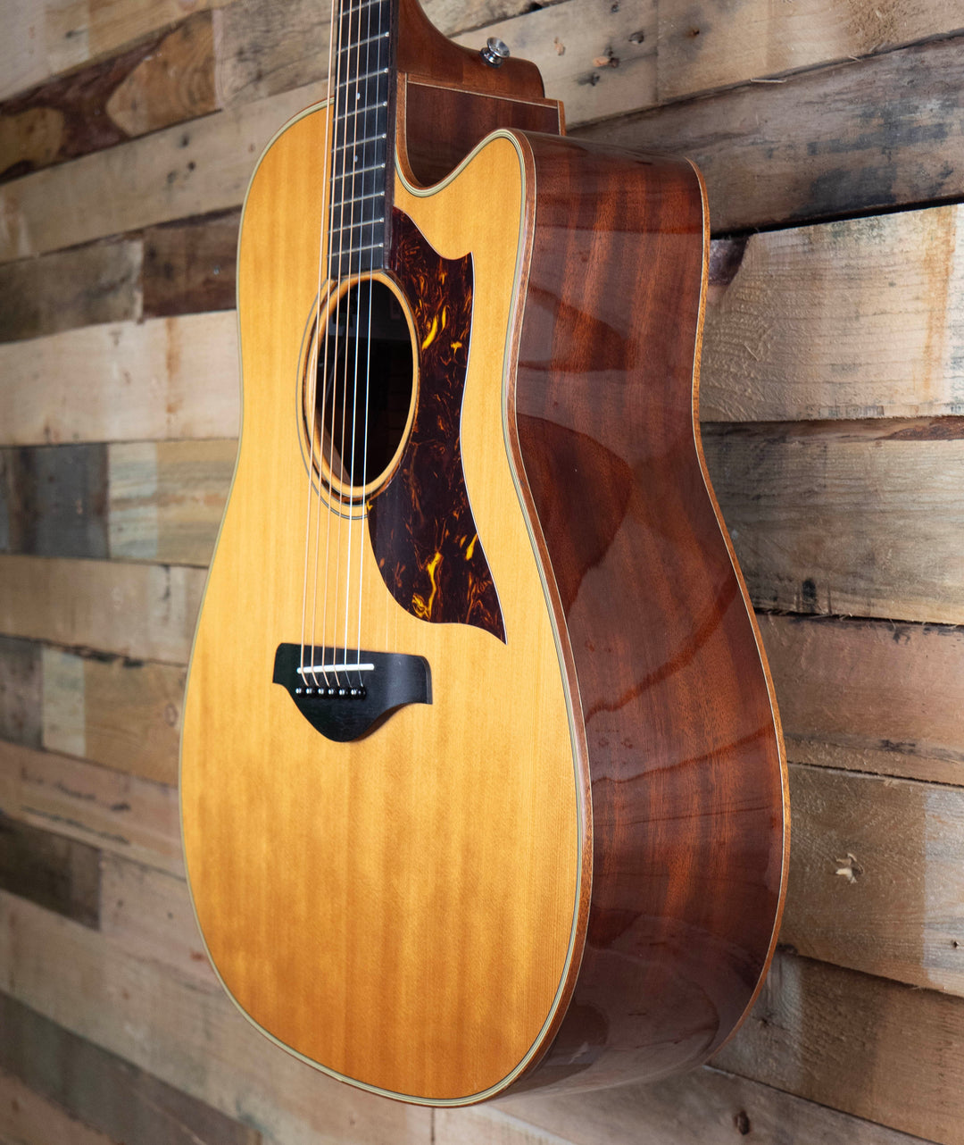 Pre-Owned Yamaha A3M ARE Electro-Acoustic Guitar, Mahogany Back &amp; Sides, Brown Sunburst