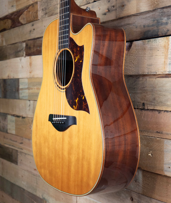 Pre-Owned Yamaha A3M ARE Electro-Acoustic Guitar, Mahogany Back &amp; Sides, Brown Sunburst