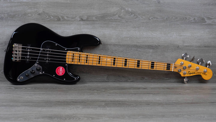 Pre-Owned Squier Classic Vibe 70s Jazz V Bass Guitar, Black