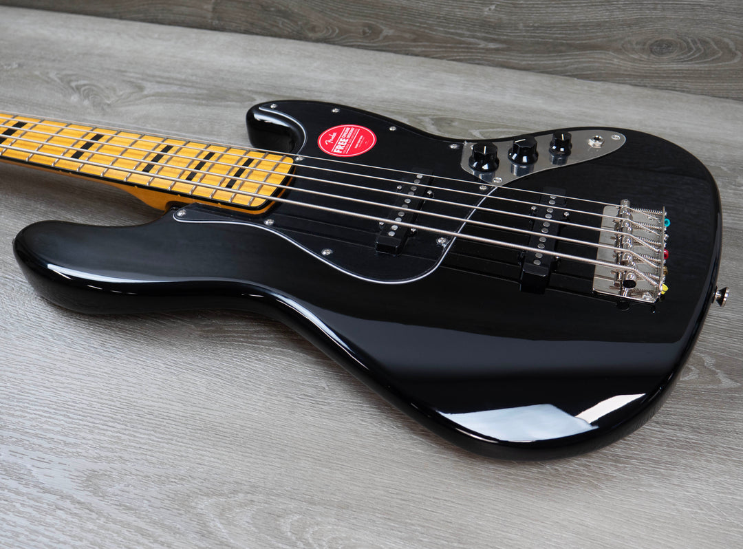 Pre-Owned Squier Classic Vibe 70s Jazz V Bass Guitar, Black