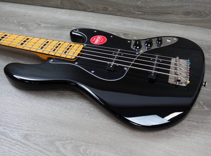 Pre-Owned Squier Classic Vibe 70s Jazz V Bass Guitar, Black