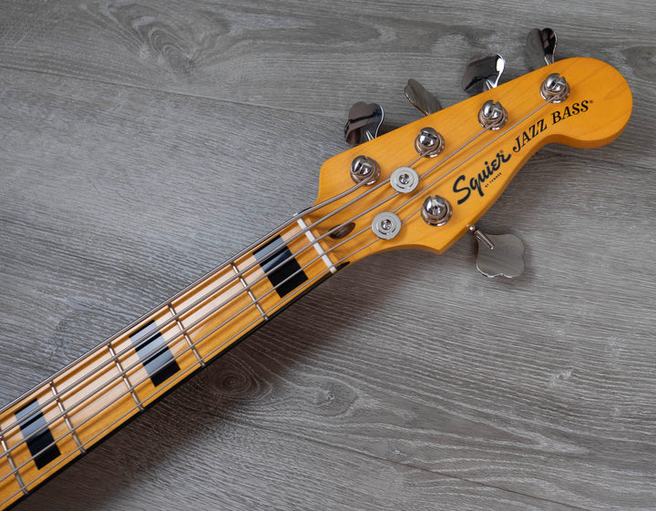 Pre-Owned Squier Classic Vibe 70s Jazz V Bass Guitar, Black