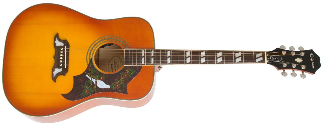 Epiphone Dove Studio Électro Acoustique, Violinburst