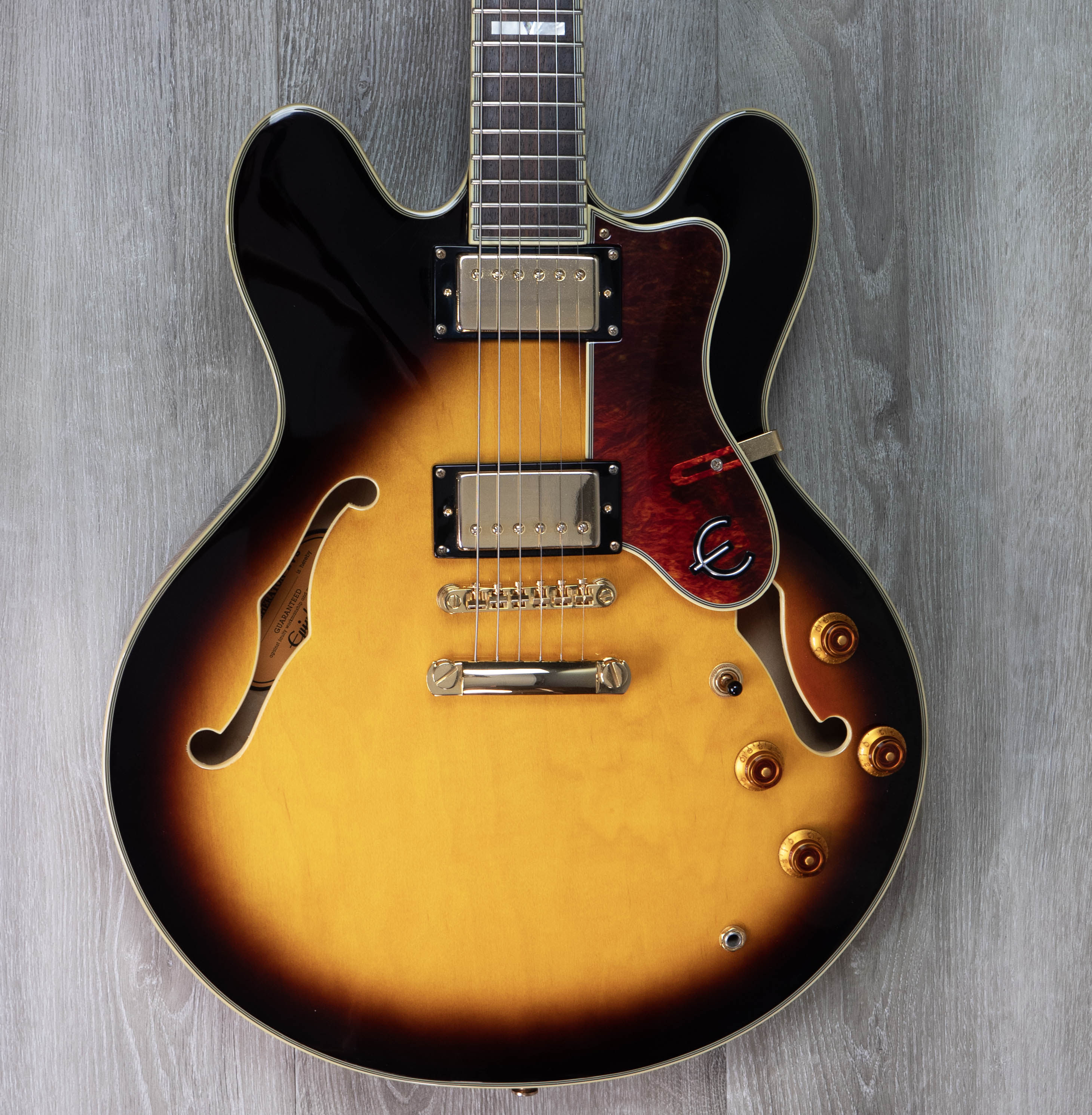Pre-Owned Epiphone Sheraton-II Pro, Vintage Sunburst w/case – A