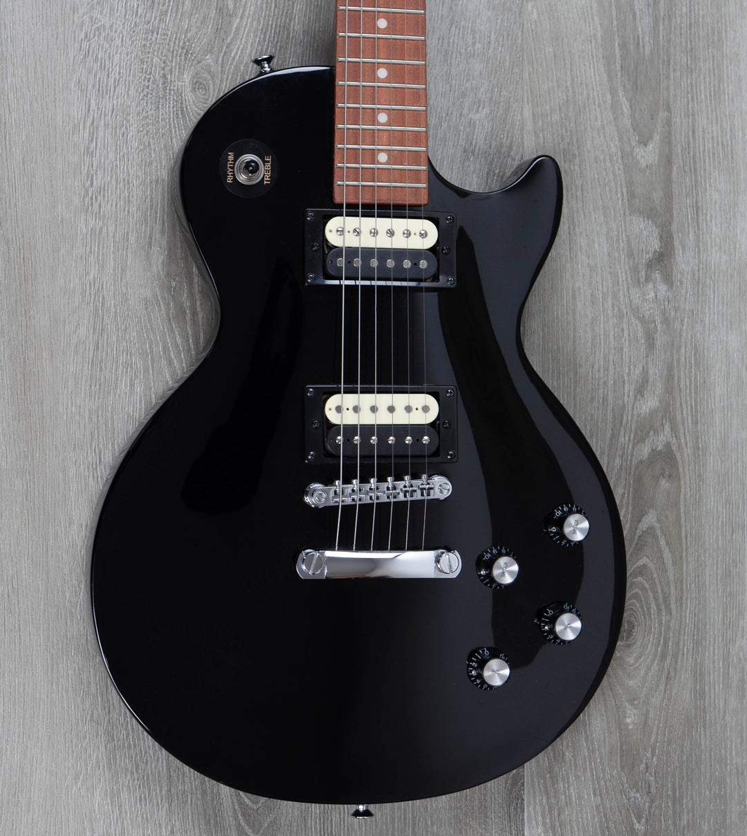 Pre-Owned Epiphone Les Paul Studio LT, Ebony w/ Hardcase