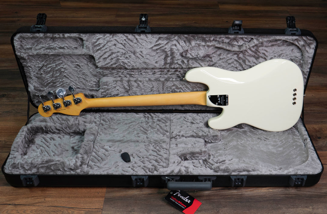 Bajo Fender American Professional II Precision, diapasón de palisandro, blanco olímpico