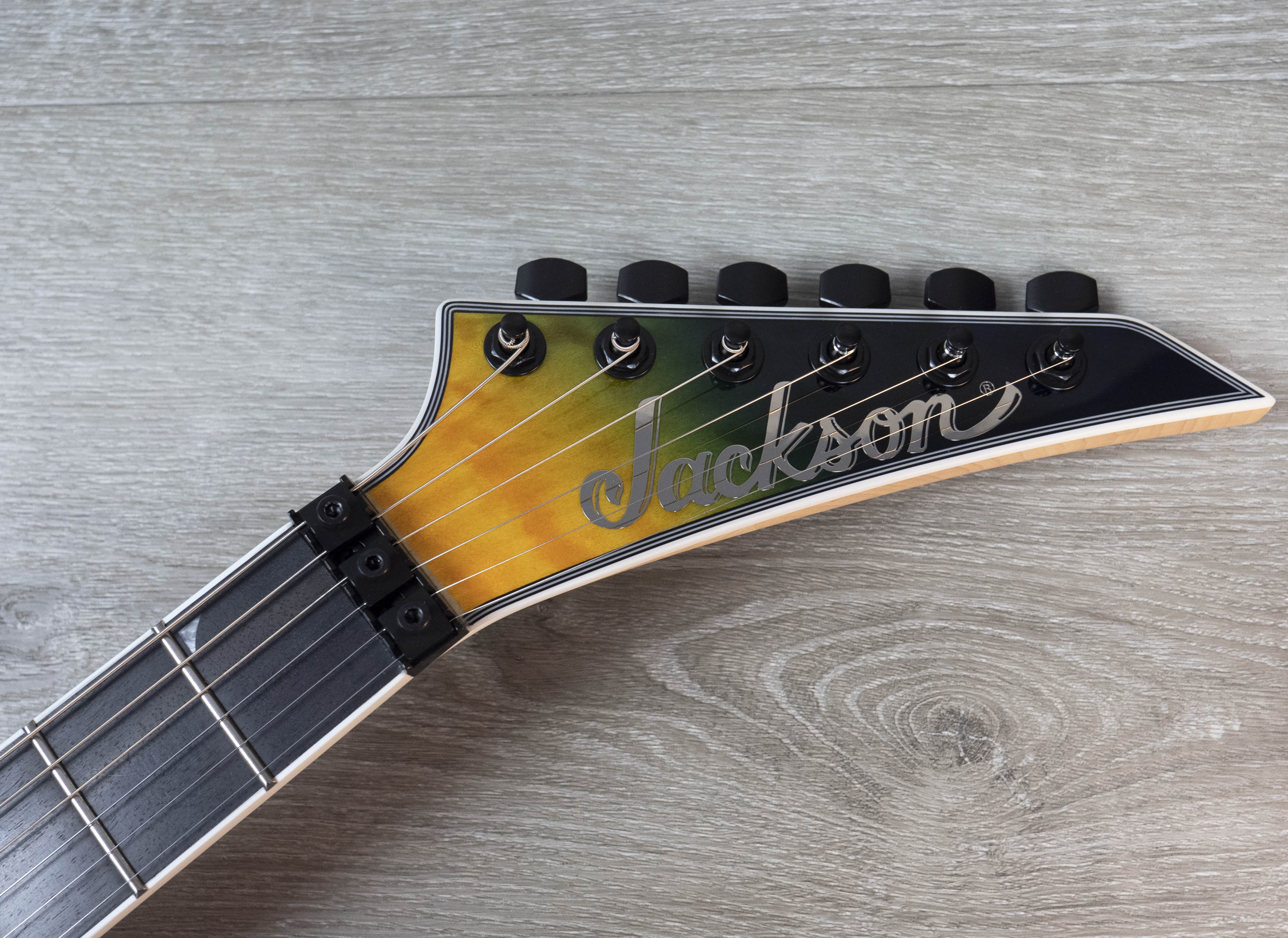 Jackson Pro Plus Series Soloist SLA3Q, Ebony Fingerboard, Amber