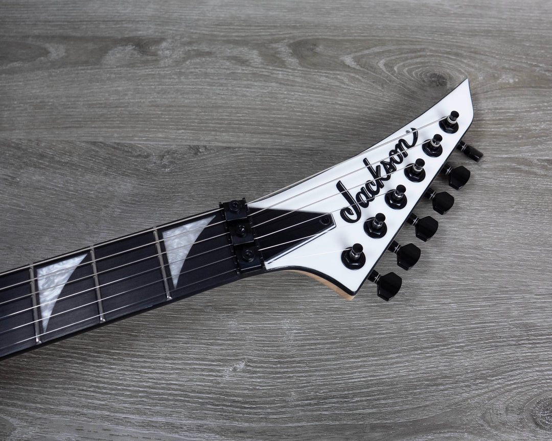 Jackson Pro Plus Series Rhoads RR24, diapasón de ébano, blanco nieve 