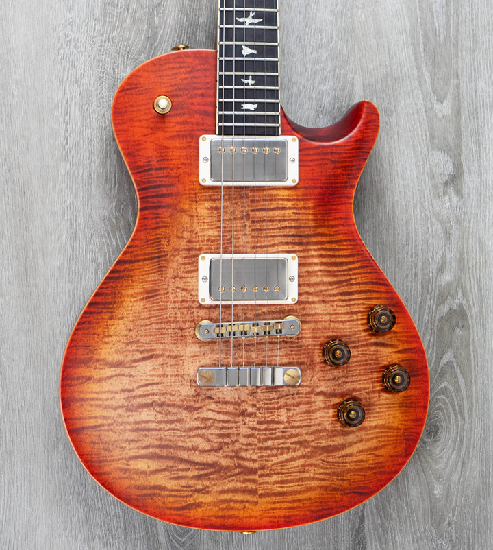 Pre-Owned PRS Wood Library McCarty SC594, 10 Top Figured Maple, Autumn Sky #246370
