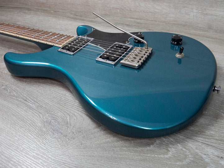 Pre-Owned PRS Santana SE MKII Electric Guitar, Aqua Metallic