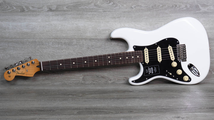 Fender Player II Stratocaster para zurdos, diapasón de palisandro, blanco polar