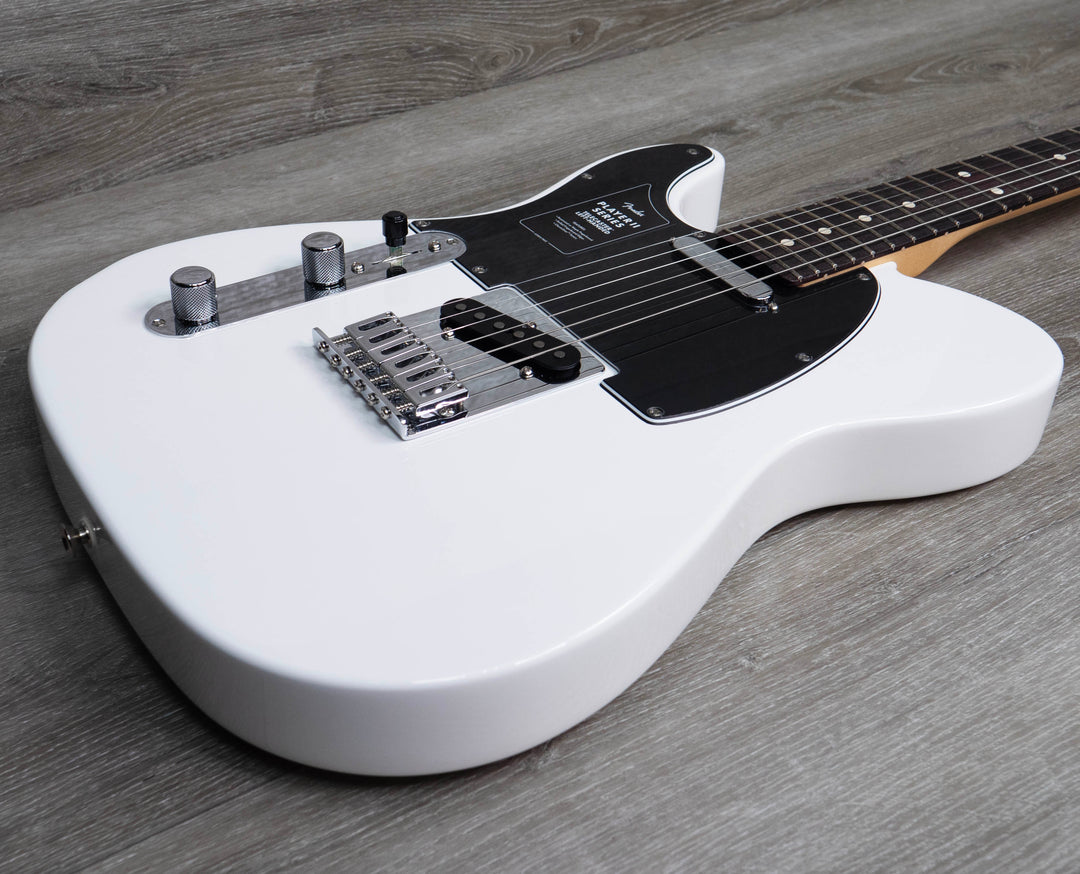 Fender Player II Telecaster pour gaucher, touche en palissandre, blanc polaire