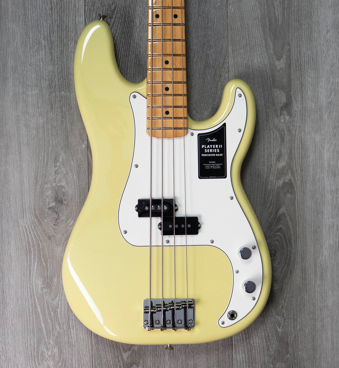 Fender Player II Precision Bass, Maple Fingerboard, Hialeah Yellow