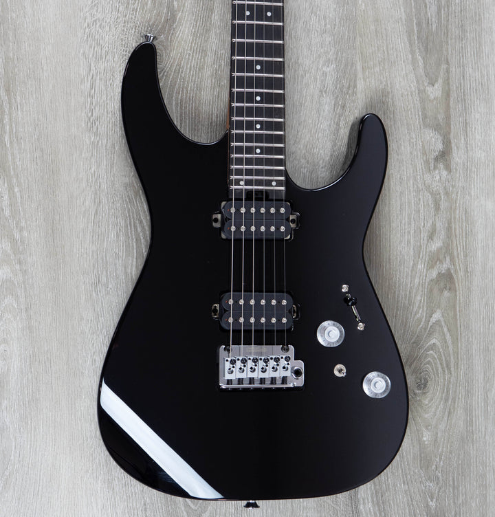 Charvel Pro-Mod Plus DK24 HH 2PT EB, Ebony Fingerboard - Raven Black