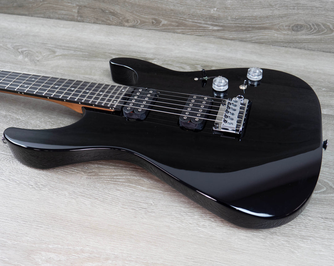Charvel Pro-Mod Plus DK24 HH 2PT EB, Ebony Fingerboard - Raven Black