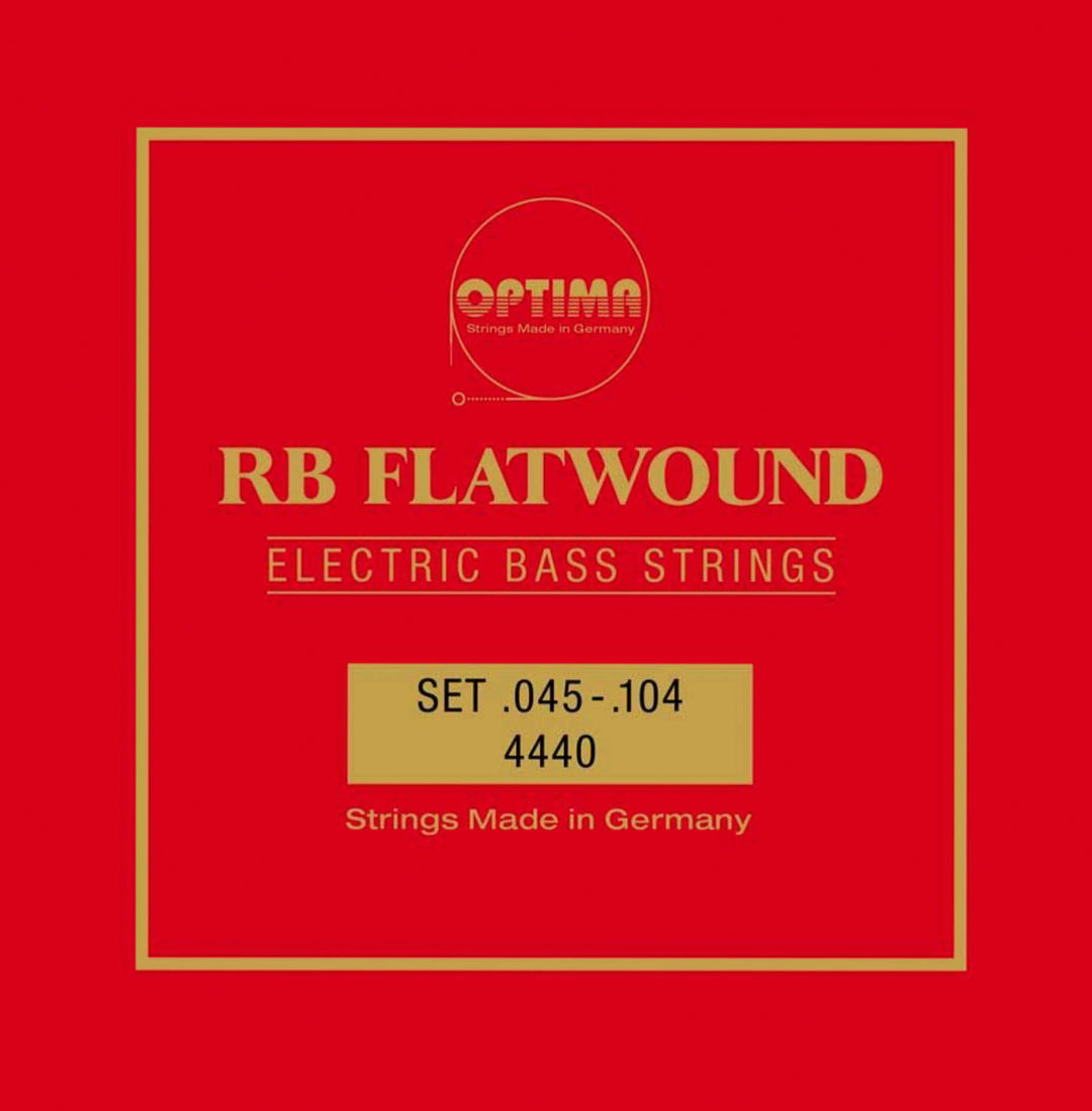 Optima RB Flatwound Bass String Set, Long Scale .045-.104