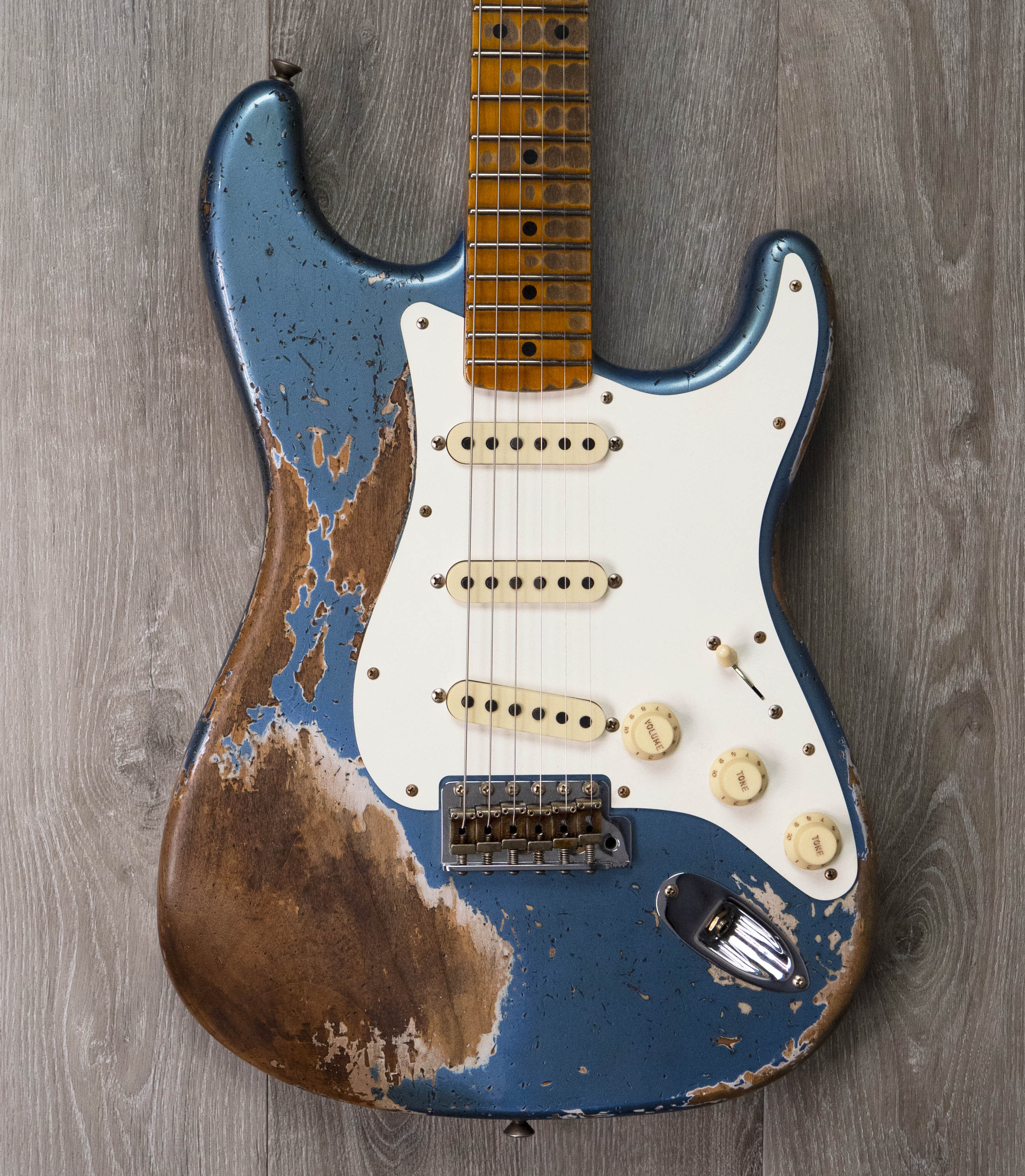 ★☆Custom Hard Relic P90 Stratocaster☆★ Fender Custom Shop Limited Edition Red Hot Stratocaster Super