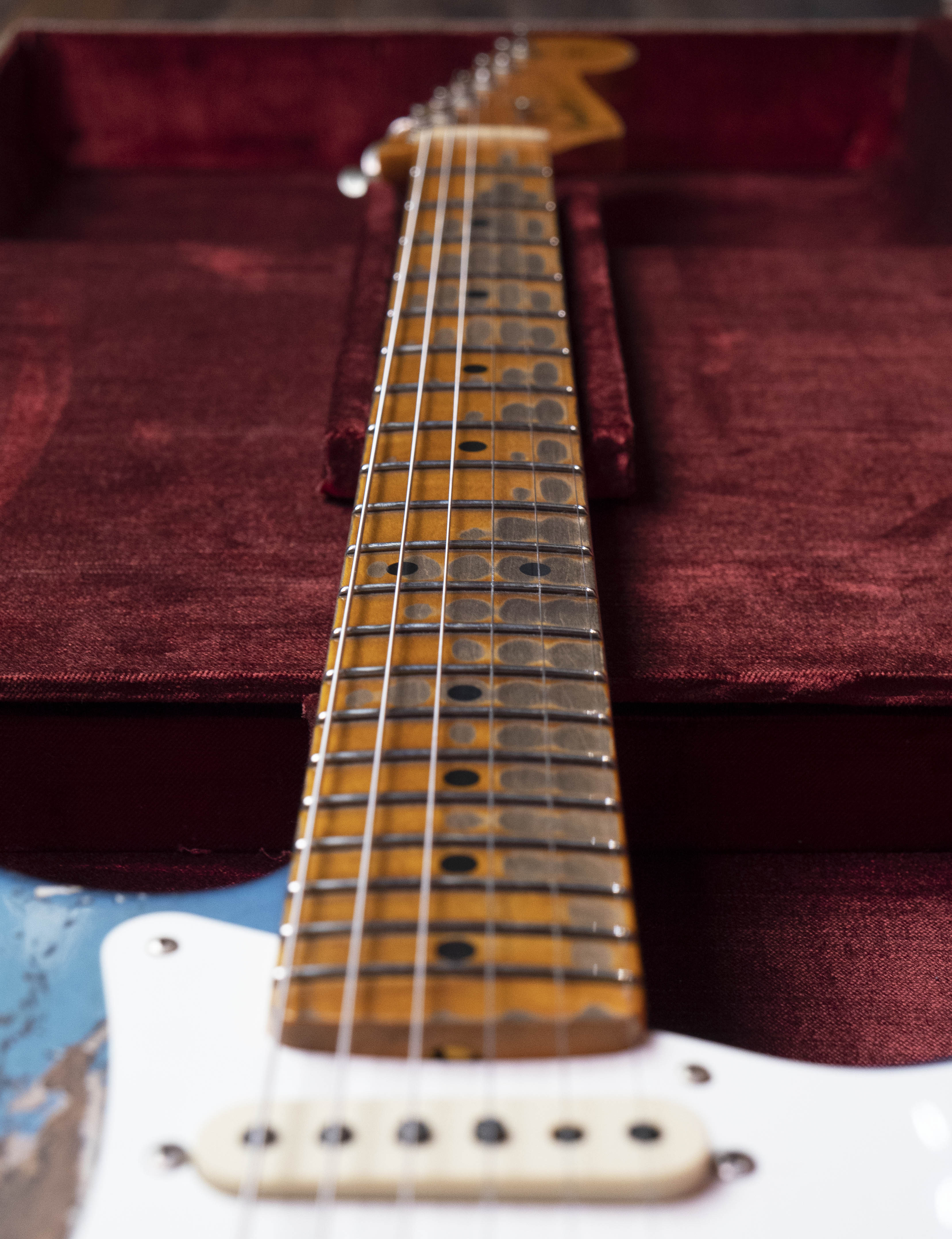 ギター Fender Custom Shop TBC 65 SSH Relic 2014 Fender Custom Shop Limited Edition Red Hot Stratocaster Super