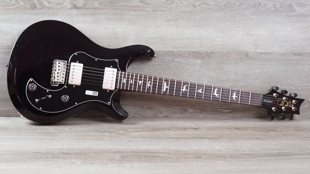 PRS S2 Standard 22, Black Rainbow Holoflake – A Strings