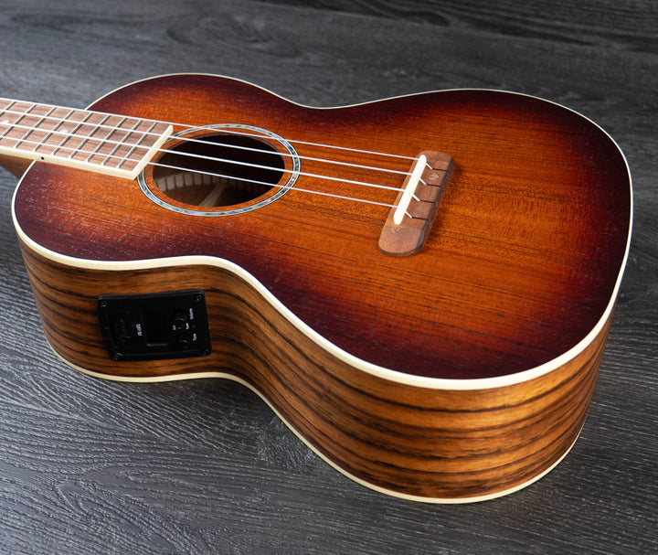Fender Rincon Tenor Ukulele, Walnut Fingerboard, Aged Cognac Burst