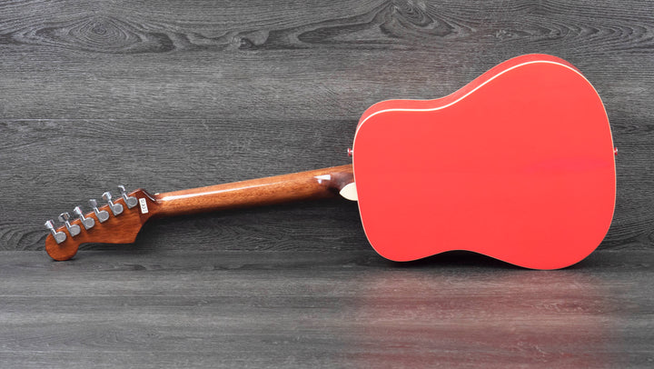 Fender California Standard Redondo Mini Acoustic Guitar, Fiesta Red