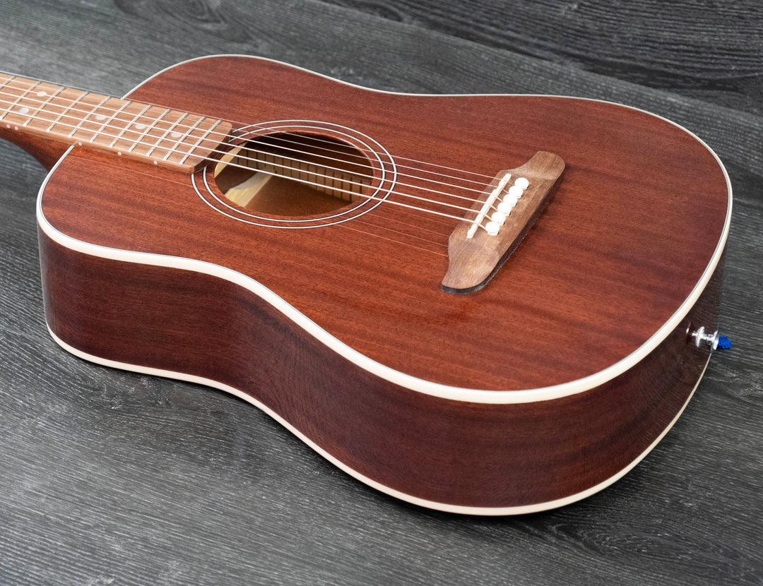 Fender California Standard Redondo Mini Acoustic Guitar, Natural Sapele